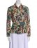 Camicia in lino a fiori