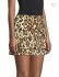 Gonna leopardata mini