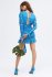 Abito drappeggiato blue