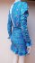 Abito drappeggiato blue