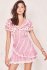 Abito rosa in cotone