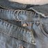 Gonna in denim con bottoni