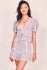 Top in cotone a righe
