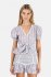 Top in cotone a righe