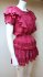 Abito in cotone bordeaux