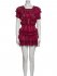 Abito in cotone bordeaux