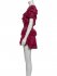 Abito in cotone bordeaux