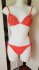 Bikini a triangolo color arancio