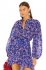 Gonna in cotone blue