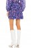 Gonna in cotone blue
