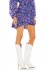 Gonna in cotone blue