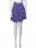 Gonna in cotone blue