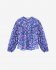 Blusa in cotone blue