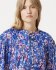 Blusa in cotone blue