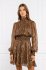 Abito leopardato con lurex