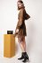 Abito leopardato con lurex