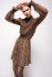 Abito leopardato con lurex