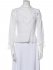 Blusa in cotone con pizzo