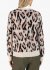 Maglia in lana leopardata
