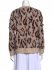 Maglia in lana leopardata