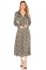 Abito maxi leopardato