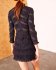 Abito con inserti in pizzo