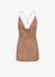 Abito in paillettes bronzo