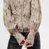 Camicia in seta ecru