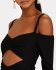 Abito cutout nero