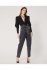 Top nero con spalle imbottite
