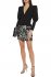 Top nero con spalle imbottite