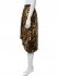Gonna midi in velluto animalier