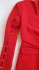 Abito blazer rosso con cutout