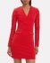 Abito blazer rosso con cutout