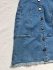 Abito bustier in denim