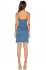Abito bustier in denim