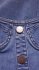 Abito bustier in denim
