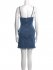 Abito bustier in denim
