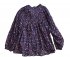 Blusa in cotone a fiori blue