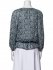 Blusa a fiori incrociata