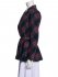 Giacca in peplum tartan