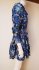 Abito patchwork blue