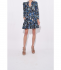 Abito patchwork blue