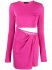 Abito cutout rosa