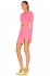 Abito cutout rosa