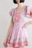 Abito in cotone patchwork
