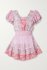 Abito in cotone patchwork