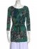 Blusa stampata con cintura