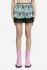 Shorts plissè con pizzo