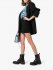 Gonna in denim nero